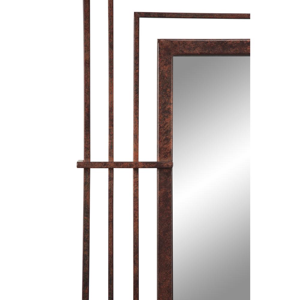 Litton Lane Square Industrial Wrought Iron Textured Bronze Wall Wrought Iron Textured Bronze
