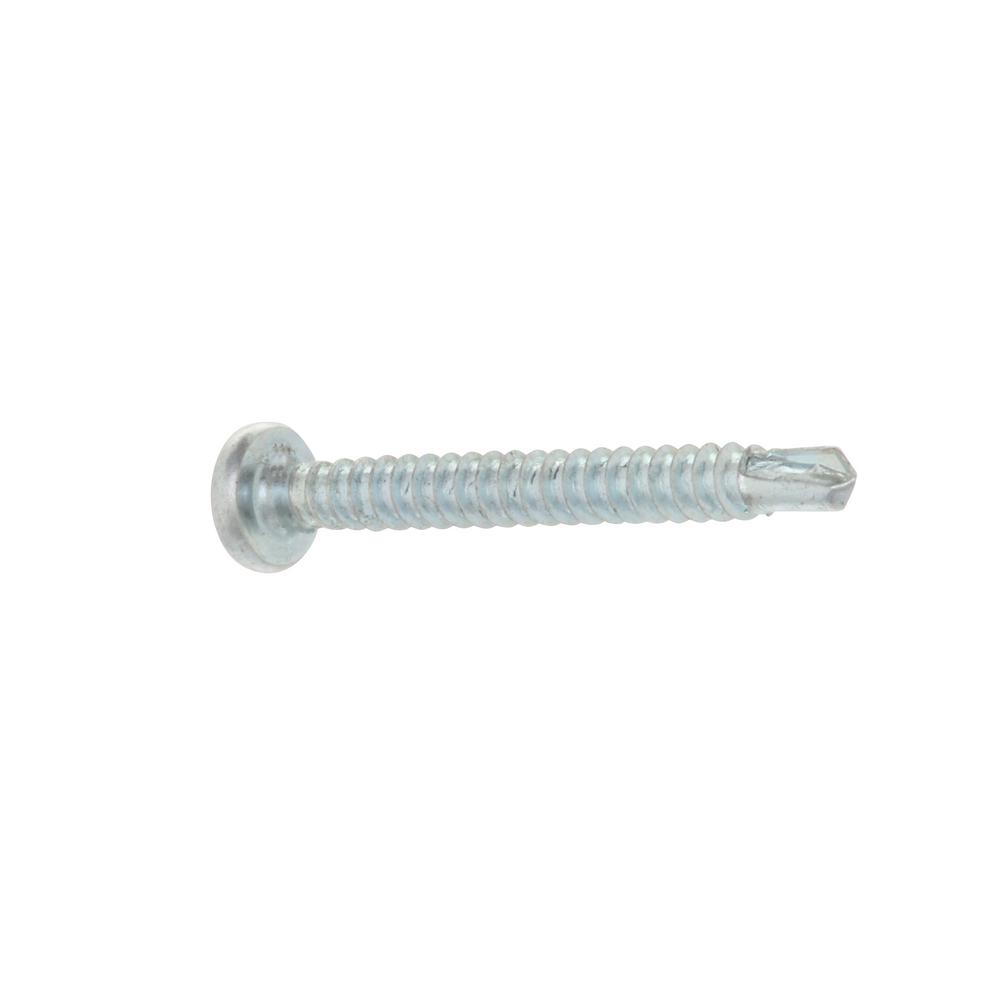 Pan Head Pack of 6000 #2 Drill Point Steel Self-Drilling Screw Pack of 6000 1 Length Zinc Plated Finish Phillips Drive 1 Length Small Parts 0816KPP #8-18 Thread Size