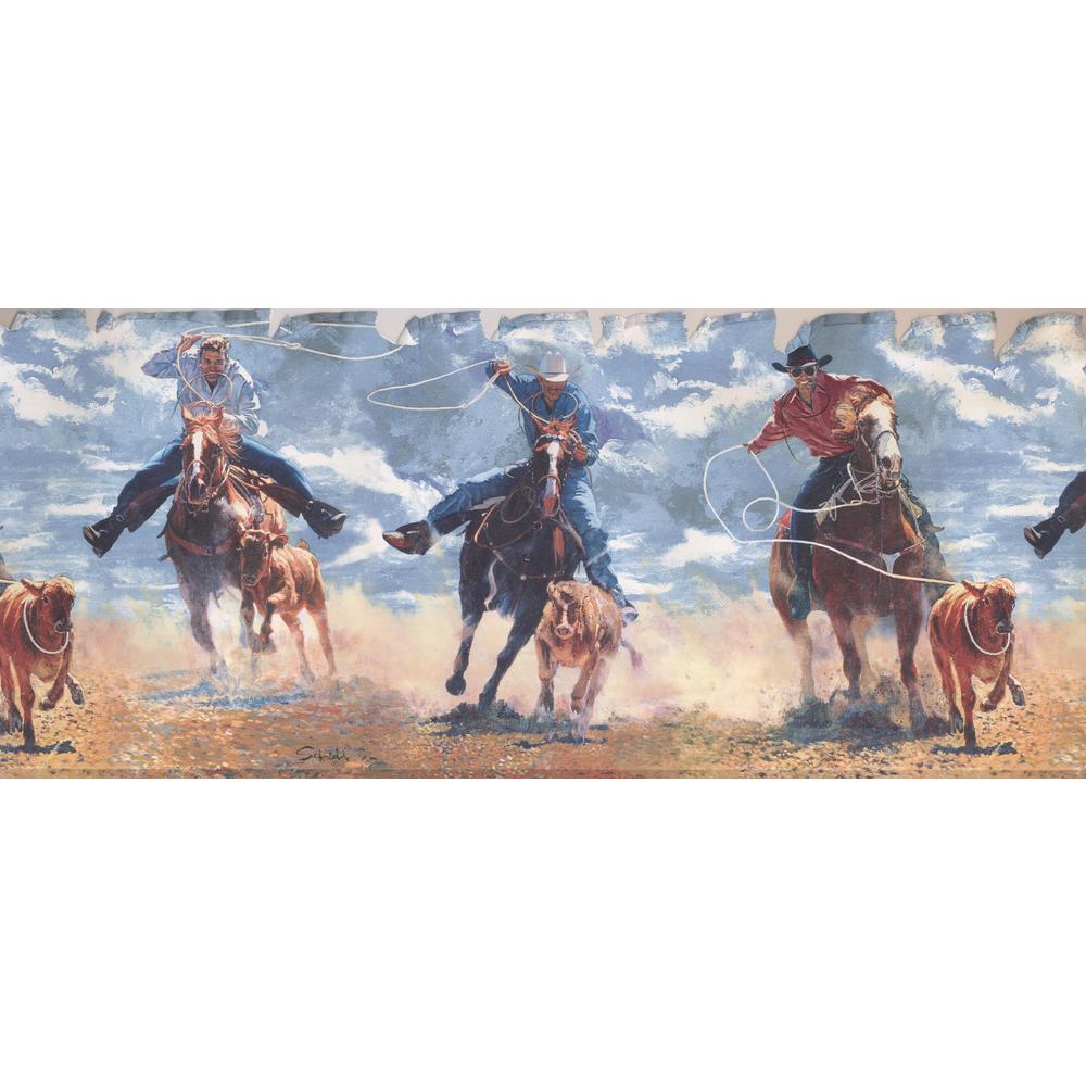 York Wallcoverings Border Multi Wallpaper In2645b The Home Depot - Western Wallpaper Borders York Wallcoverings Border Multi Wallpaper In2645b The Home Depot - Western Wallpaper Borders