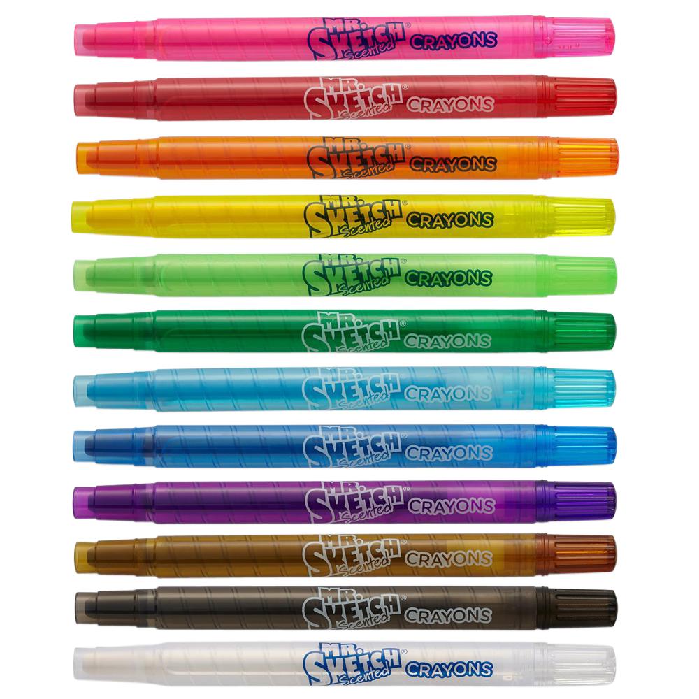 Mr Sketch Scented Twist Crayons 12 Pack 1951200 The Home