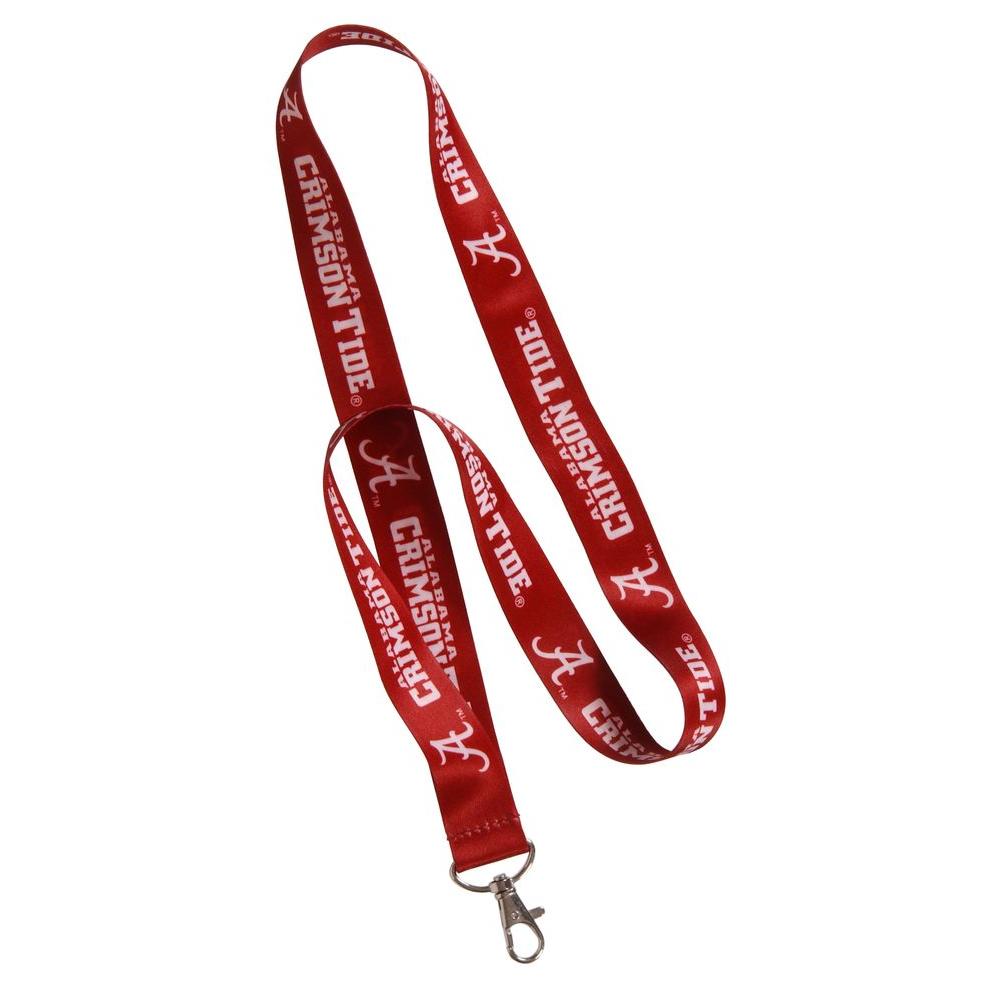 NCAA Alabama Crimson Tide Carabiner Lanyard Keychain