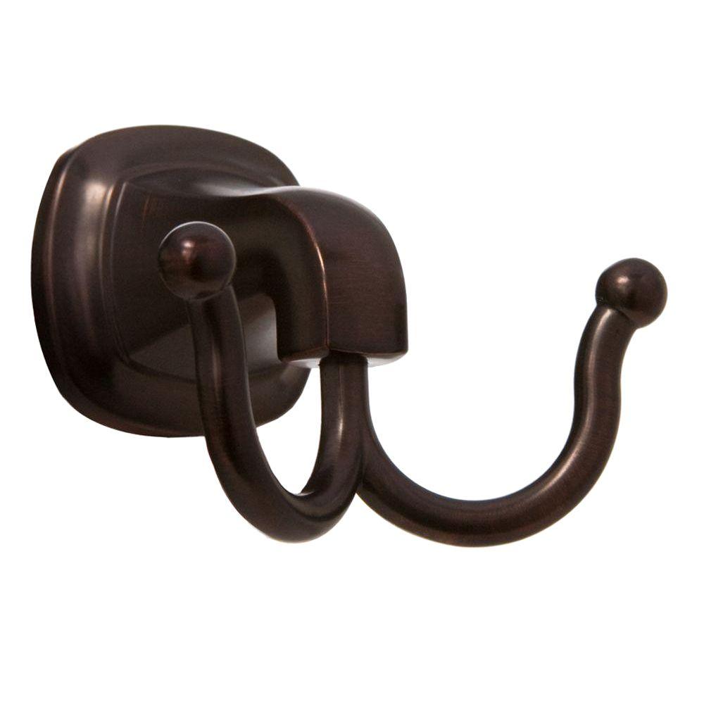 Arista Belding Collection Double Robe Hook In Oil Rubbed Bronze 5703 Arista Belding Collection Double Robe Hook In Oil Rubbed Bronze