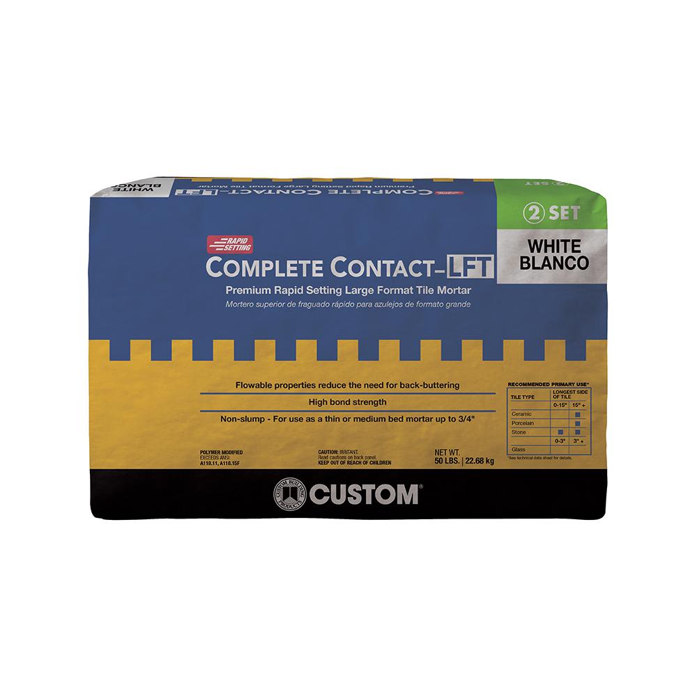 Custom Building Products Complete Contact White 50 lb. Large Format