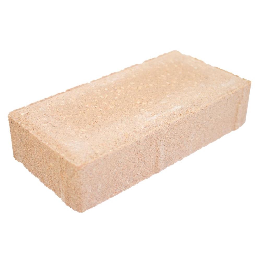 Oldcastle 4 in. x 8 in. Peach Concrete Holland Paver10502155 The Home Depot