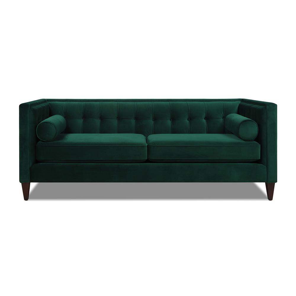Jennifer Taylor Home Jack Tufted Tuxedo Sofa With 2 Bolster