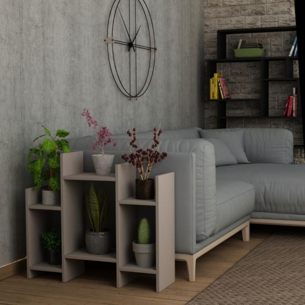 Ada Home Decor Sutton Light Mocha Modern Side Table Dcrs2053 The