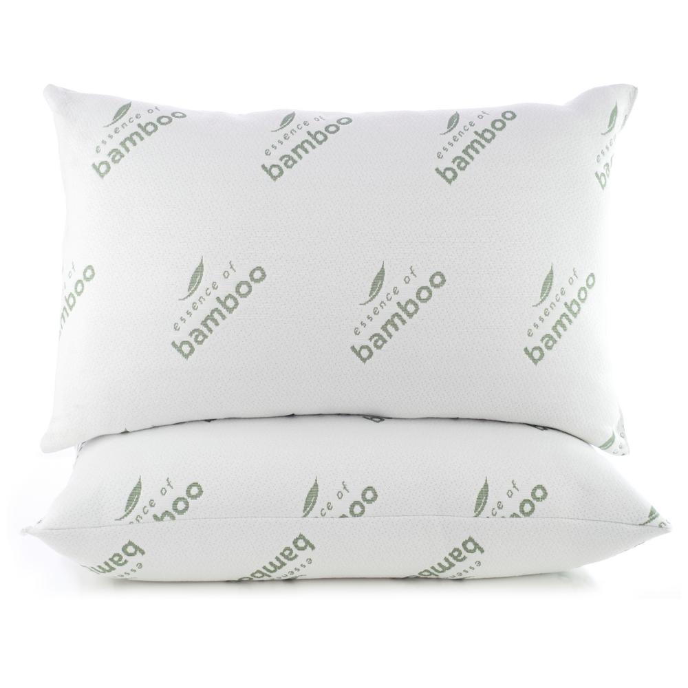 Essence of Bamboo Jumbo Bed Pillow (2Pack)DS10BAM1J2PK The Home Depot