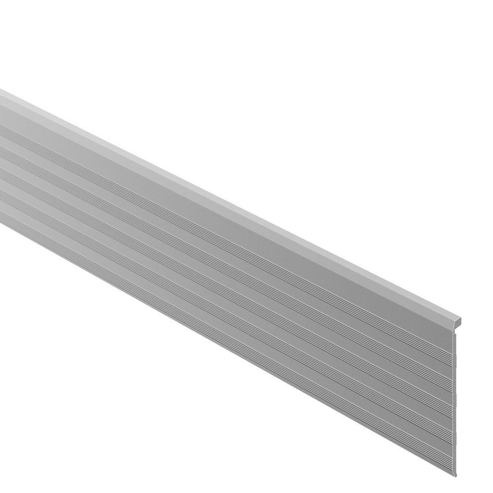 Schluter Trep Tap Satin Anodized Aluminum 2 13 32 In X 8 Ft 1 Schluter Trep Tap Satin Anodized Aluminum 2 13 32 In X 8