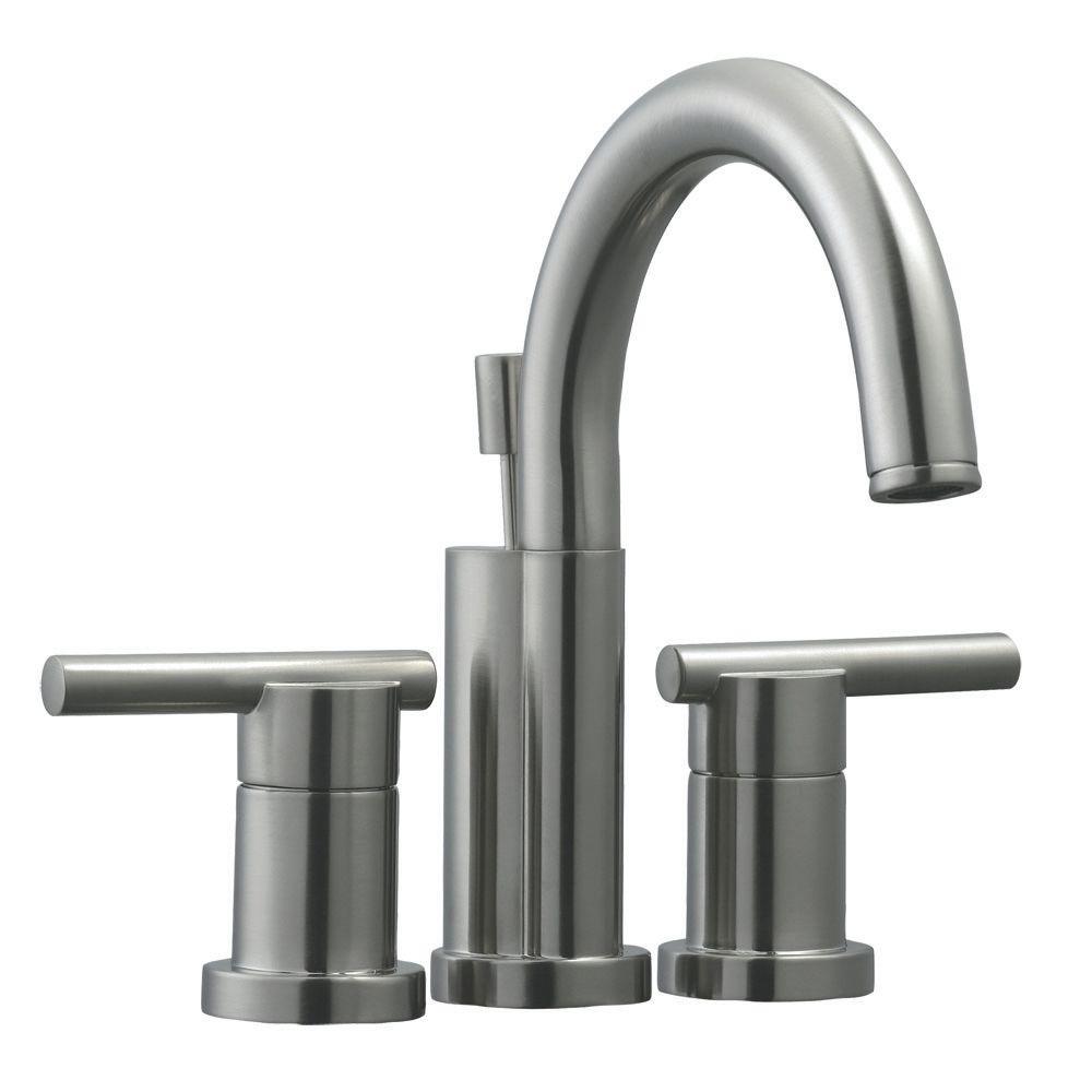 Design House Geneva 4 in. Centerset 2Handle Bathroom Faucet in Satin
