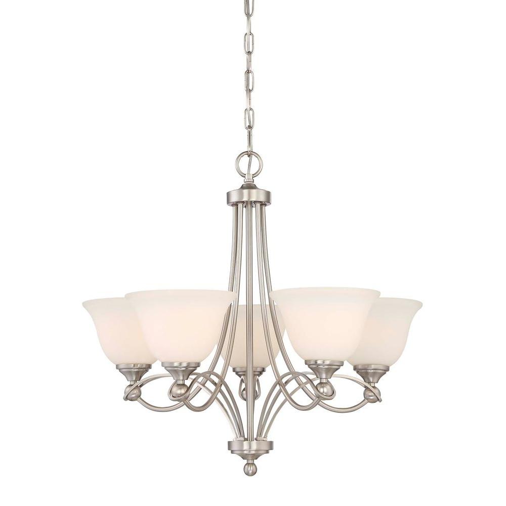 Home Decorators Collection 5-Light Antique Nickel ...