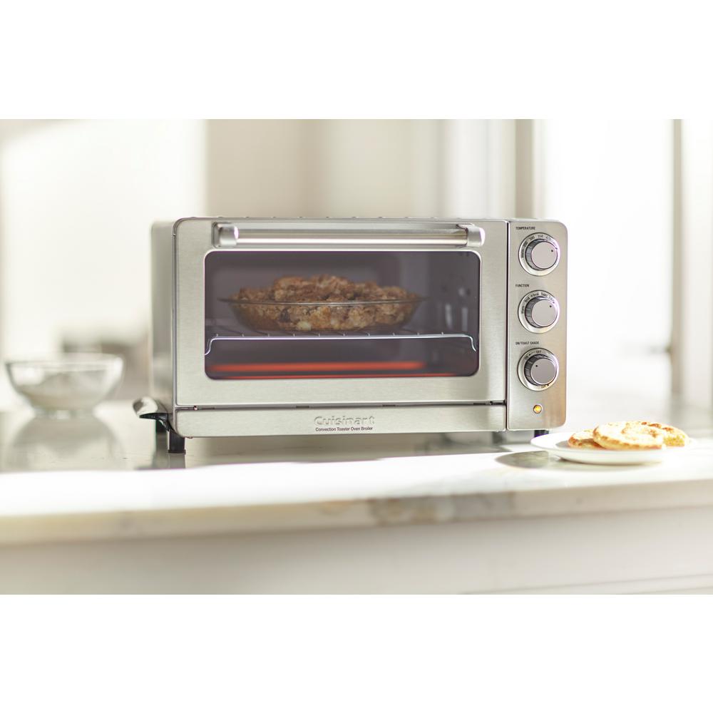 Cuisinart Toaster Oven Stainless Timer Broiling NonStick Convection