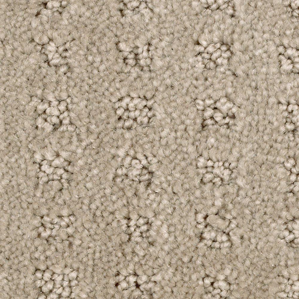 LifeProof Carpet Sample Canter Color Livingston Textured 8 in. x 8