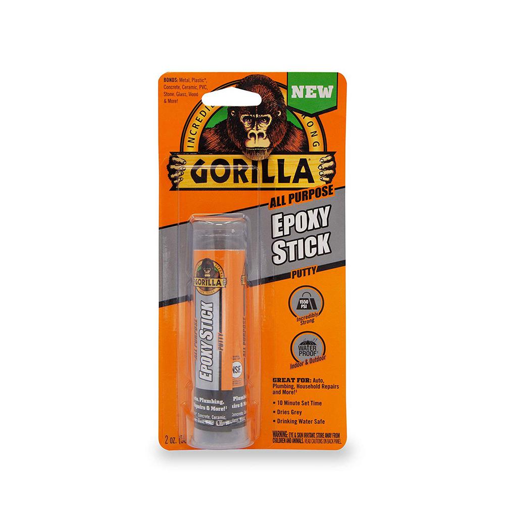 Gorilla 2 Oz Epoxy Putty Stick 5 Pack 4242501 The Home Depot