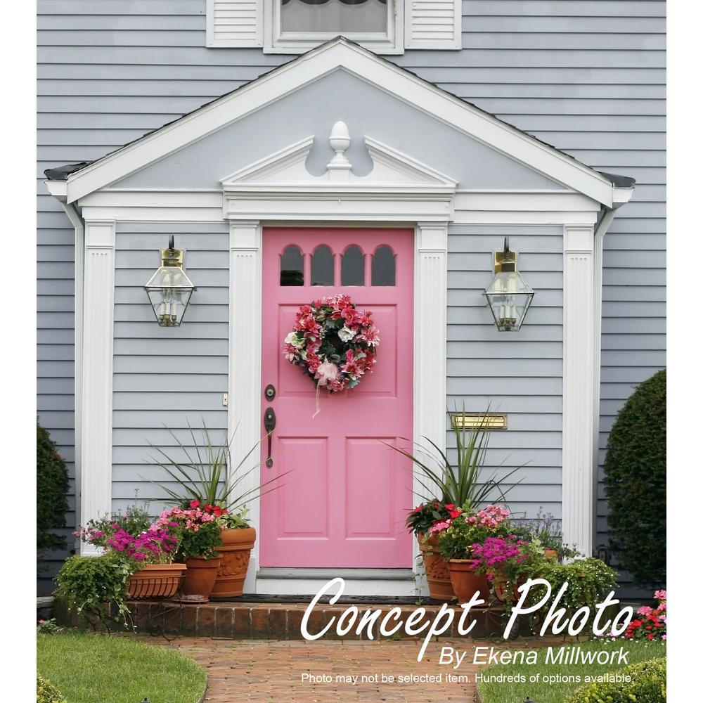 Ekena Millwork PILP04X048RP02-2 Raised Panel PVC Pilaster w//Decorative Capital /& Base Pair 4W x 48H x 2P Factory Primed