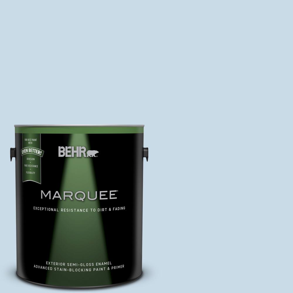 BEHR MARQUEE 1gal. M5101 Blue Me Away SemiGloss Enamel Exterior