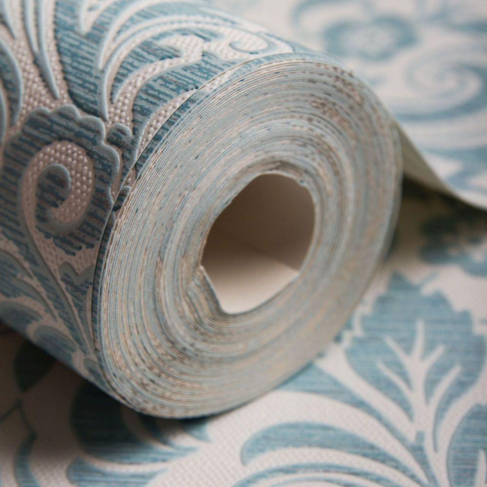 Graham & Brown Duck Egg Melody Wallpaper 20926 The Home Depot