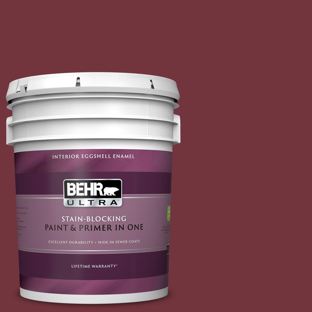 BEHR ULTRA 5 gal. S1307 Cherry Cola Eggshell Enamel