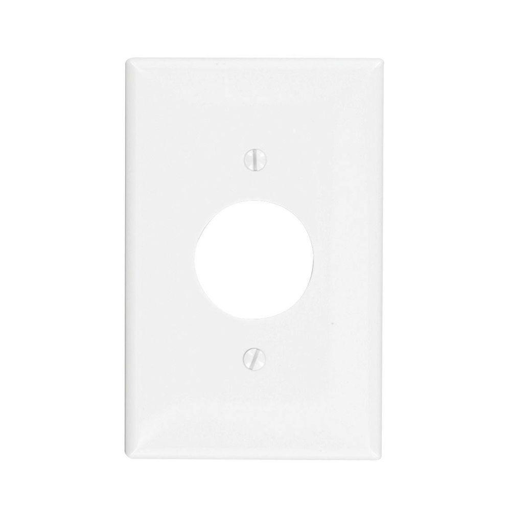 Leviton 1 Gang Midway Single 406 In Hole Wall Plate White R52 00pj7 00w The Home Depot - Wall Hole Cover Home Depot Leviton 1 Gang Midway Single 406 In Hole Wall Plate White R52 00pj7 00w The Home Depot - Wall Hole Cover Home Depot