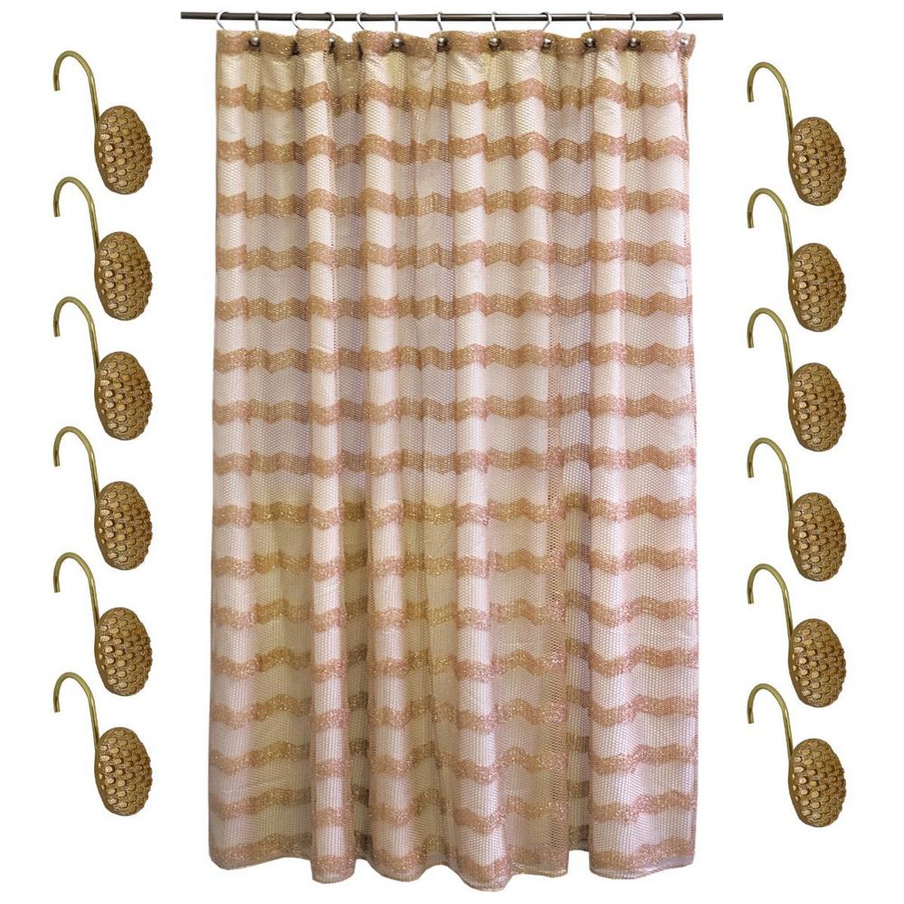 Bronze Shower Curtains Accessories The Home Depot Bronze Shower Curtains