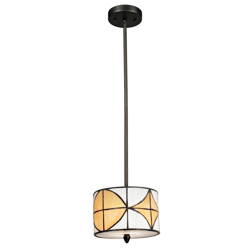 Home Decorators Collection 1Light Royal Bronze MiniPendant with Cage