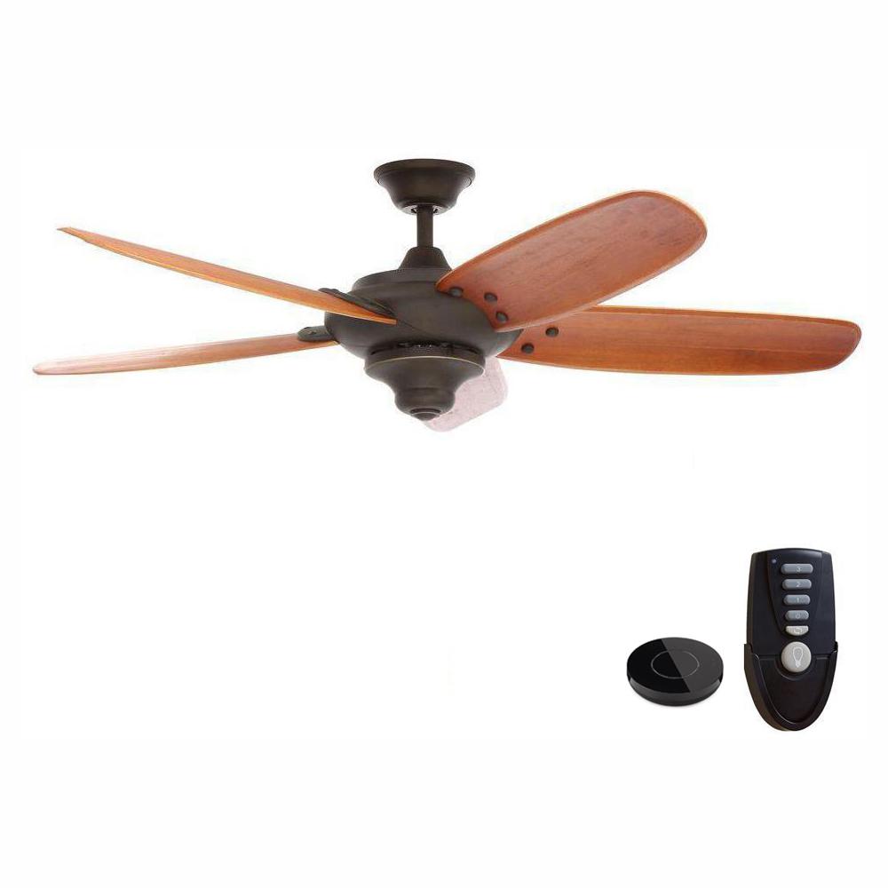 Home Decorators Collection Altura 56 In Oil Rubbed Bronze Ceiling Fan Works With Google Assistant And Alexa