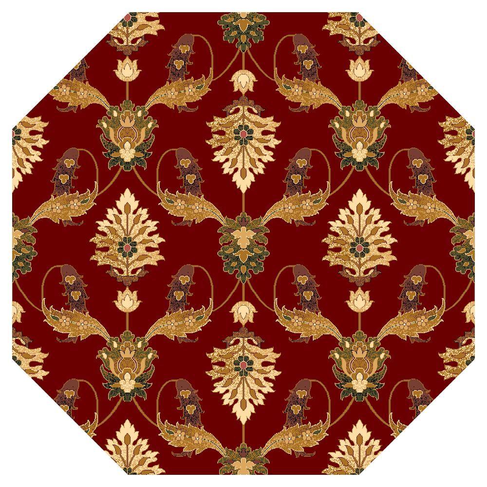 Fl Octagon Area Rugs The Home Depot Venetian