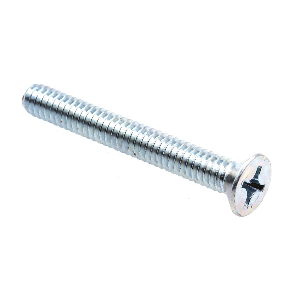 Zinc Plated Steel 5//16 in.-18 X 1-1//4 in. 100-Pack Flat Head Phillips Drive Prime-Line 9002200 Machine Screws