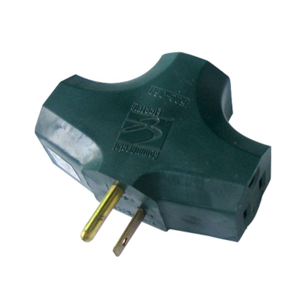 Home Accents Holiday 3to1 Adapter, GreenAW00054 The Home Depot