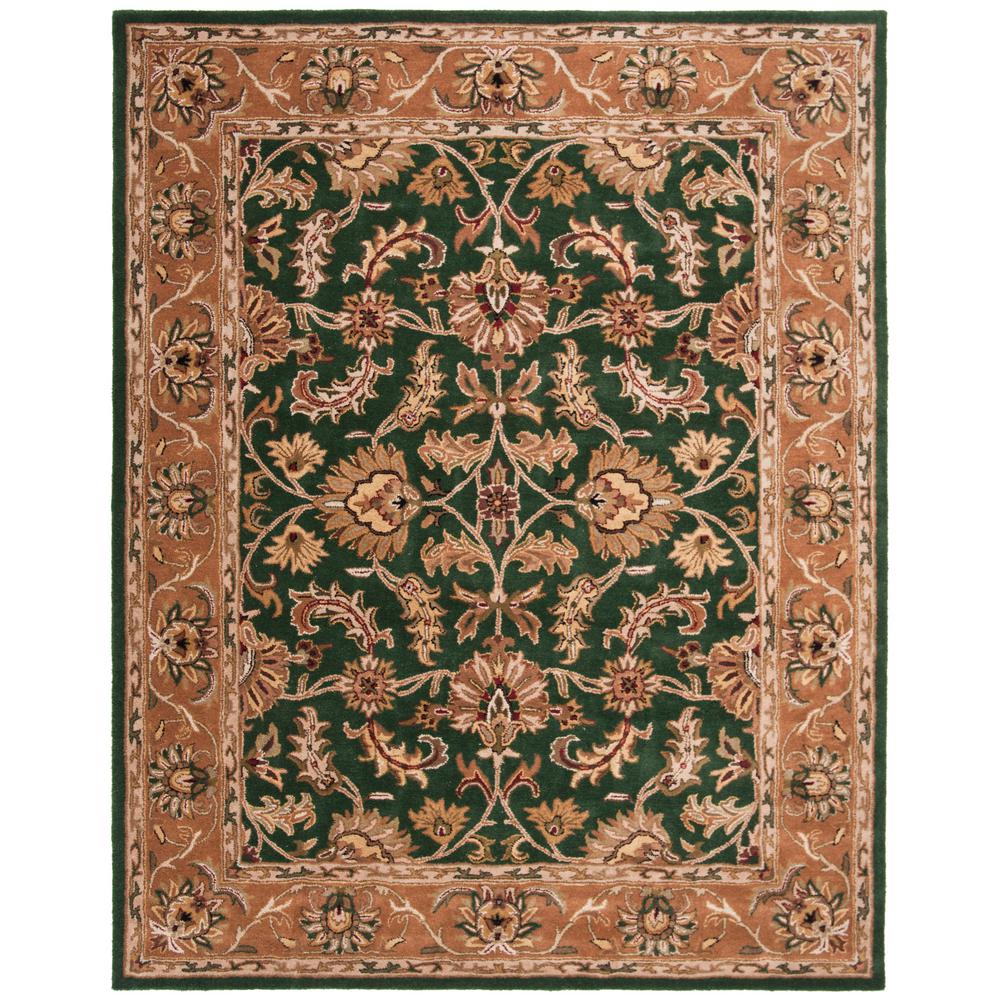 Safavieh Heritage Dark Green/Gold 6 ft. x 9 ft. Area RugHG628A6 The
