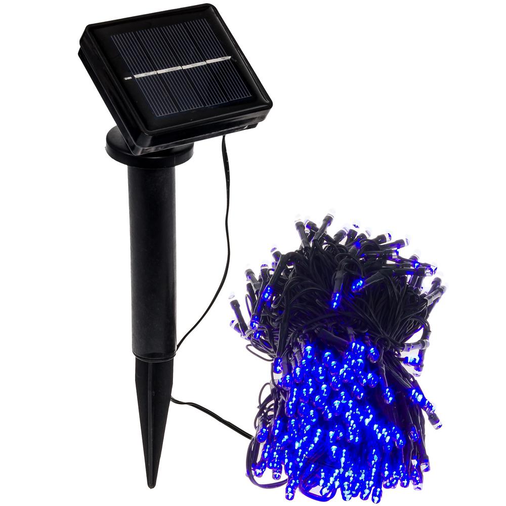 1-Pack Warm White & 1-Pack Multicolor Solar Christmas String Lights Outdoor, Total 80FT 200 LED Waterproof Solar Twinkle Lights With 8 Modes Solar