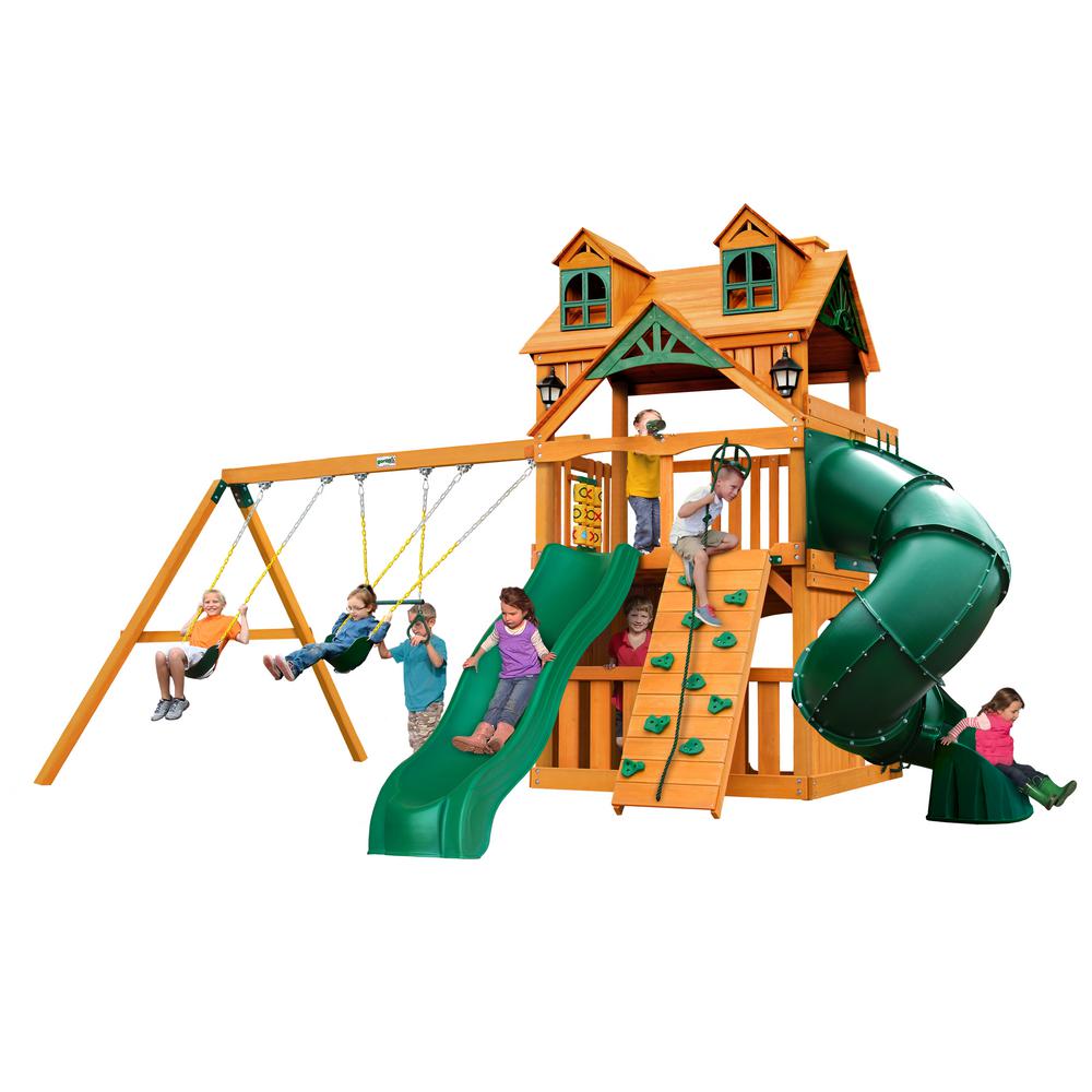 backyard discovery malibu cedar swing set