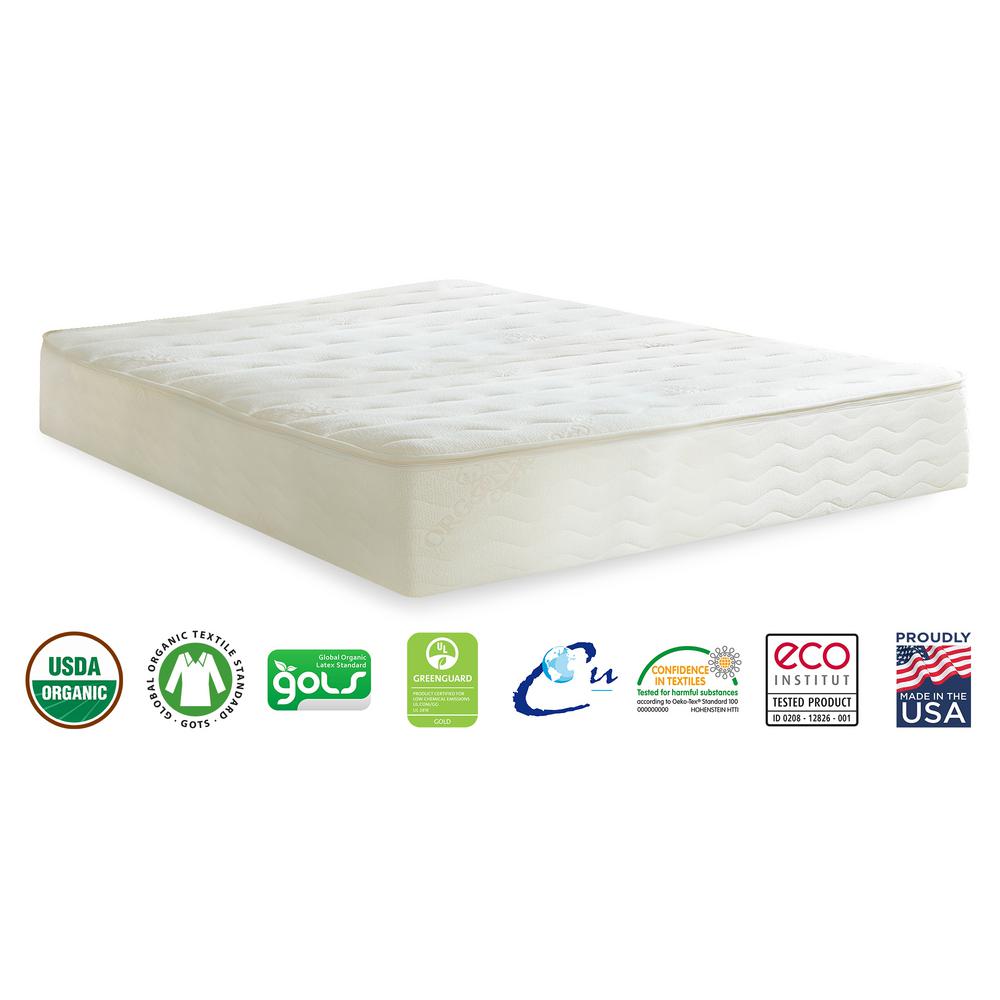 Plushbeds Botanical Bliss Queen 10 In Medium Latex Mattress Plushbeds Botanical Bliss Queen 10 In Medium Latex Mattress