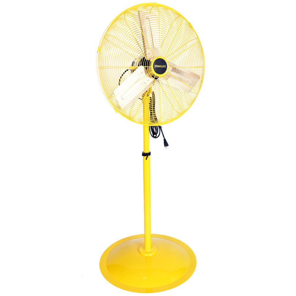 Stanley High Velocity AdjustableHeight 24 in. Oscillating Pedestal Fan