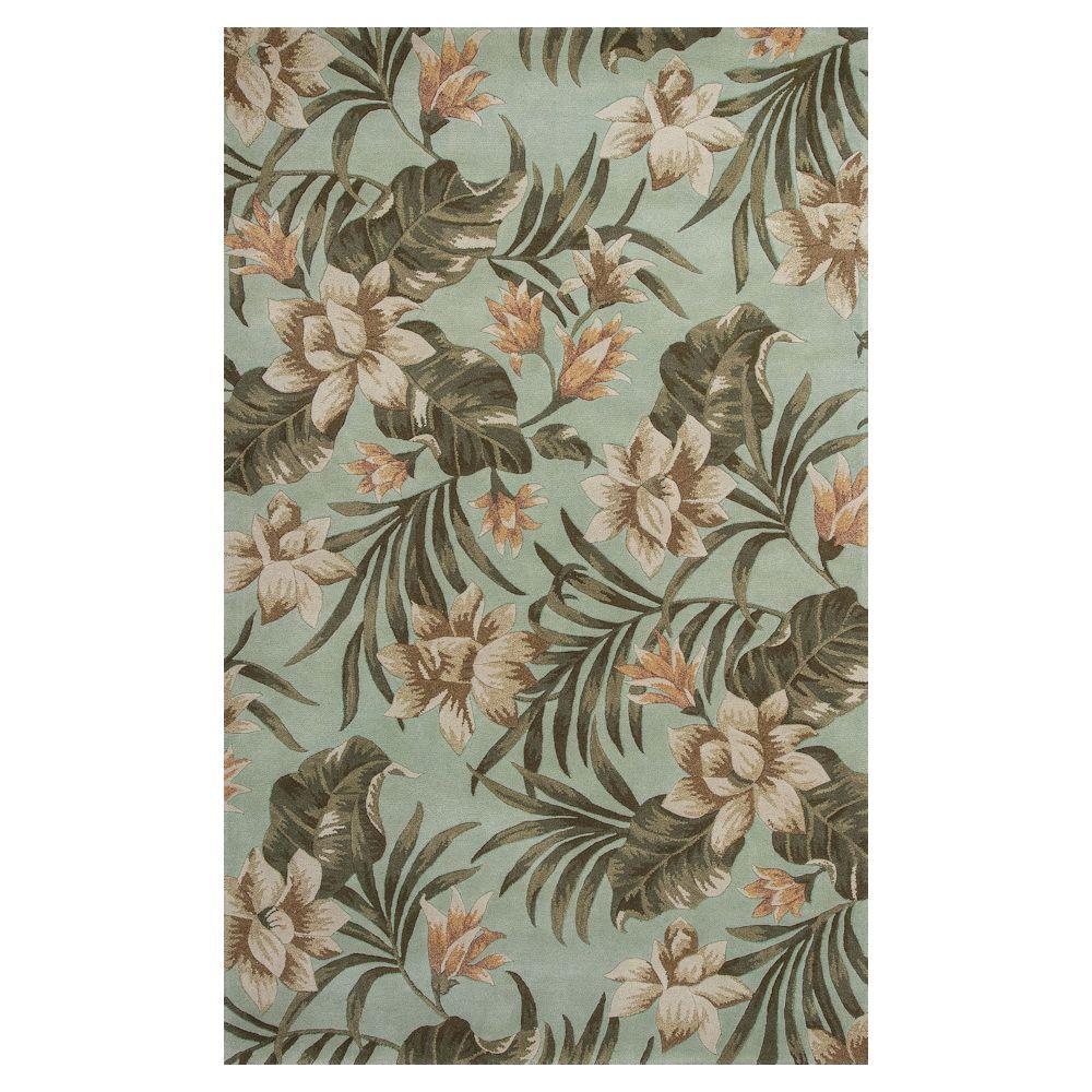 Kas Rugs Secret Garden Green Cream 3 Ft In X 5 Area Kas Rugs Secret Garden Green Cream 3 Ft In X 5