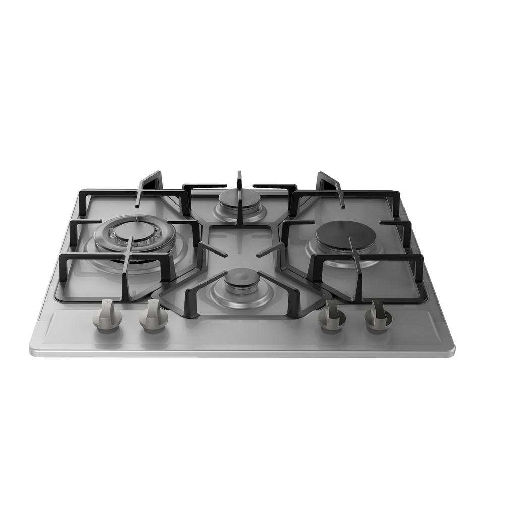 Empava 24 in. Gas Stove Cooktop 4 Italy Sabaf Sealed Burners in