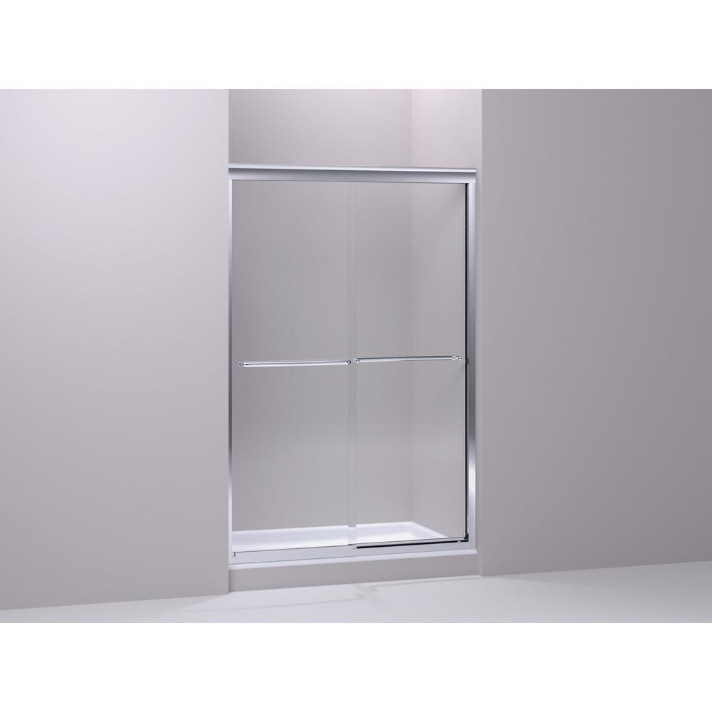 Kohler Fluence 52 In W X 76 In H Frameless Sliding Shower Door