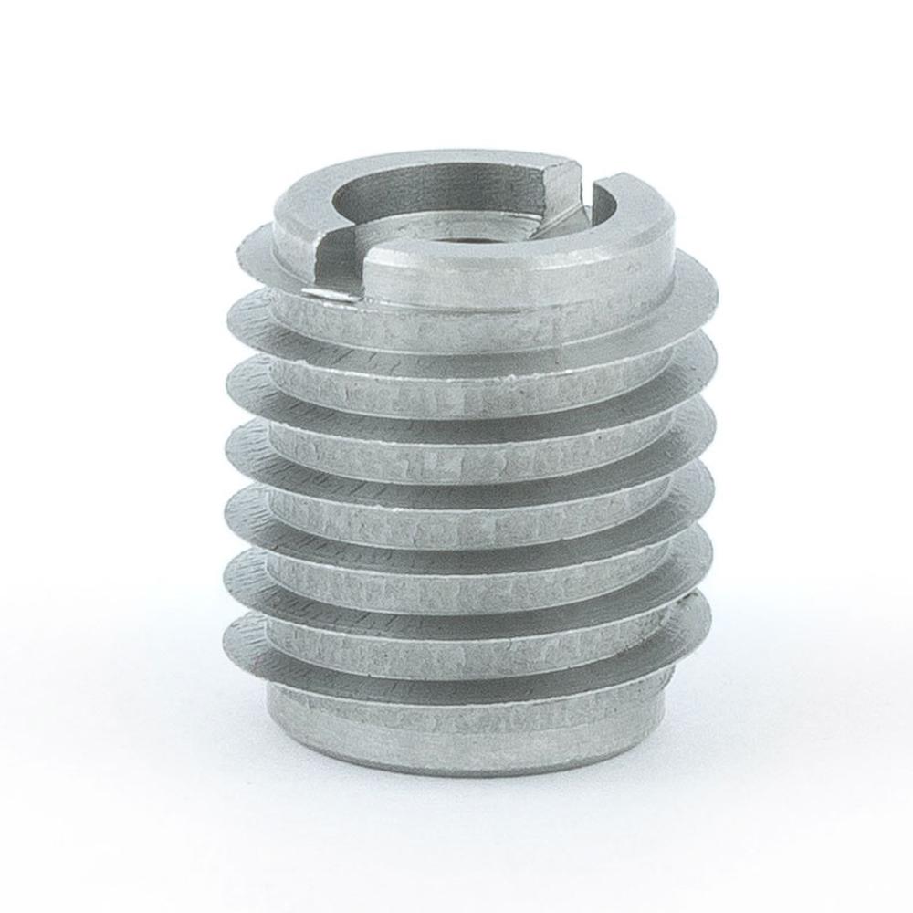 E-Z LOK Threaded Insert for Hard Wood, 303 Stainless, 1/4 in.-20 TPI ...