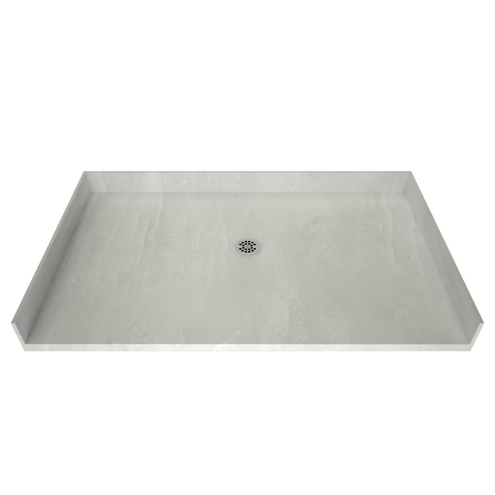 Tile Redi Redi Free 36 in. x 63 in. Barrier Free Shower Base with Center DrainP3663CBFPVC