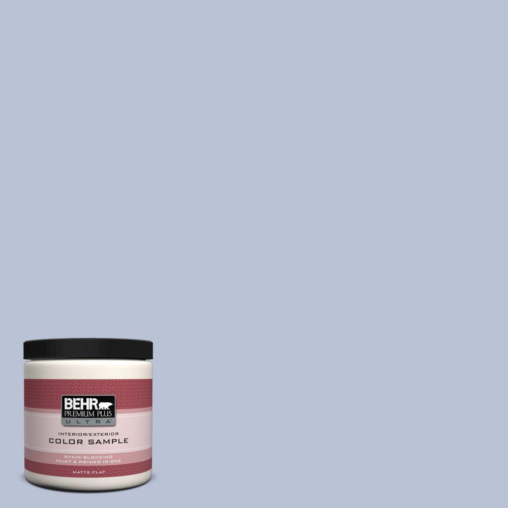 BEHR Premium Plus Ultra 8 oz. #590E-3 Hyacinth Tint Interior/Exterior ...