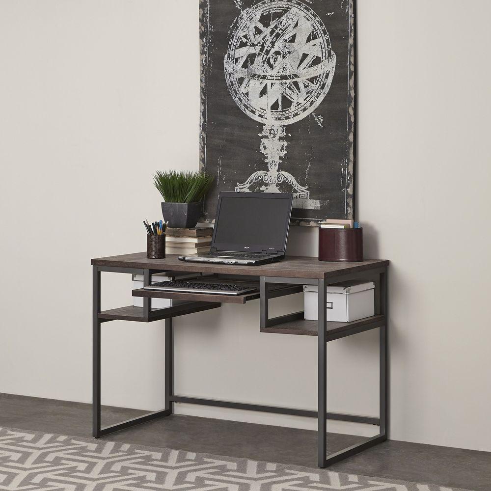 Home Styles Barnside Gray Desk With Shelves 5053 16 The Depot Home Styles Barnside Gray Desk With Shelves