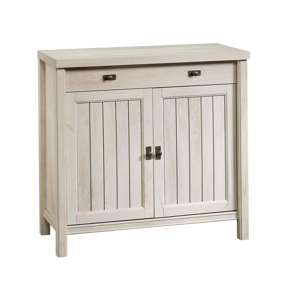 Sauder Costa Chalked Chestnut Library Base Cabinet 419960