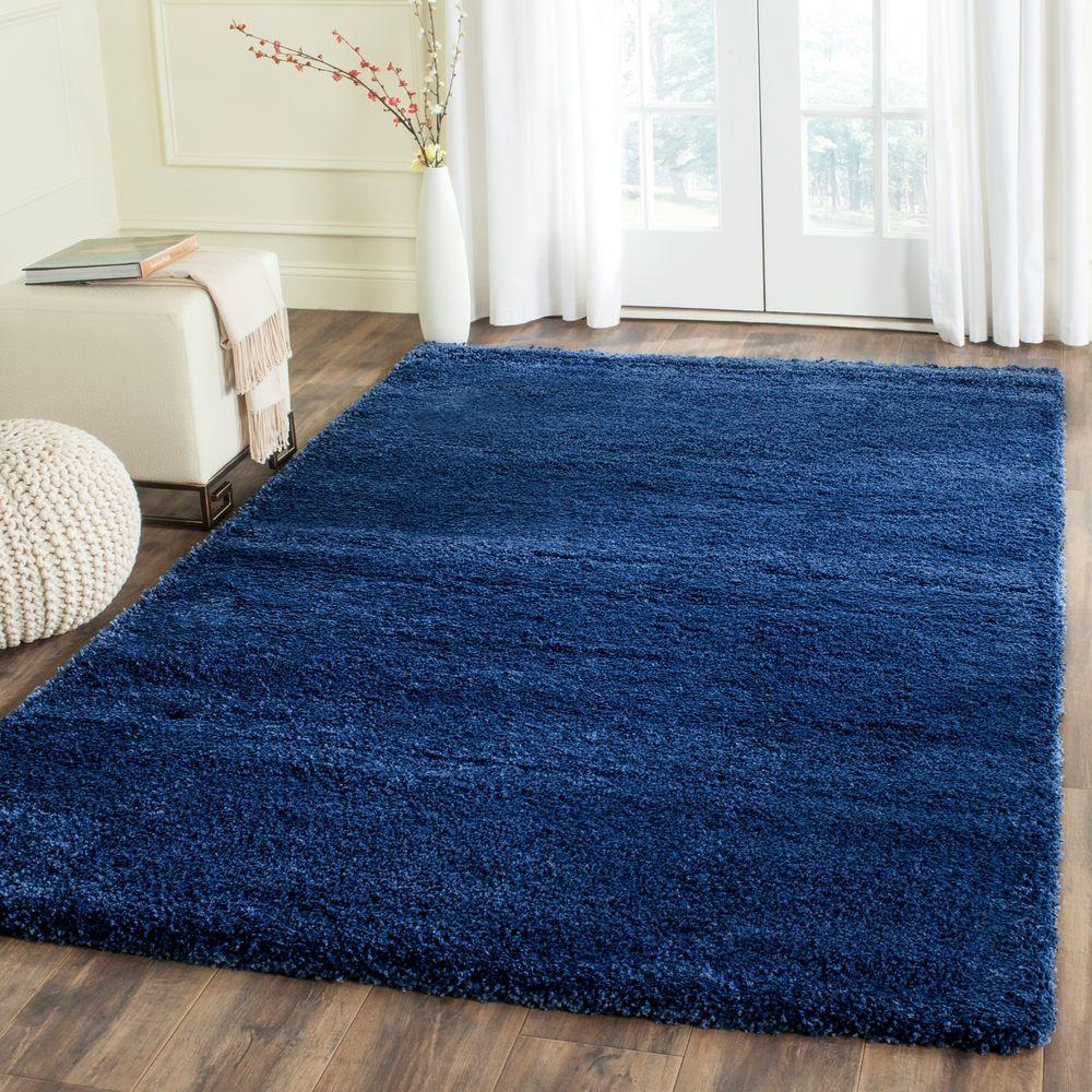 Safavieh Milan Shag Navy 4 ft. x 6 ft. Area Rug-SG180-7070-4 - The Home ...