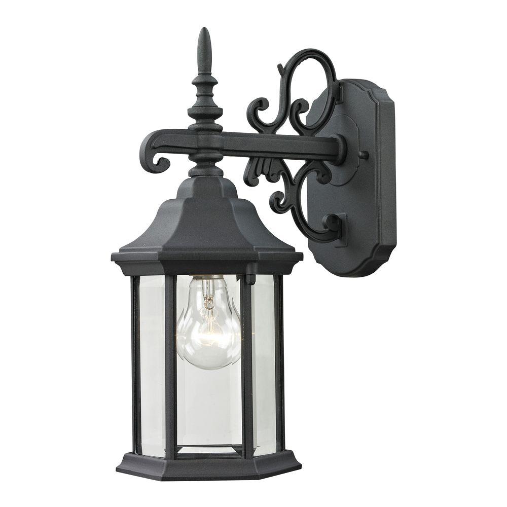 large black outdoor sconces