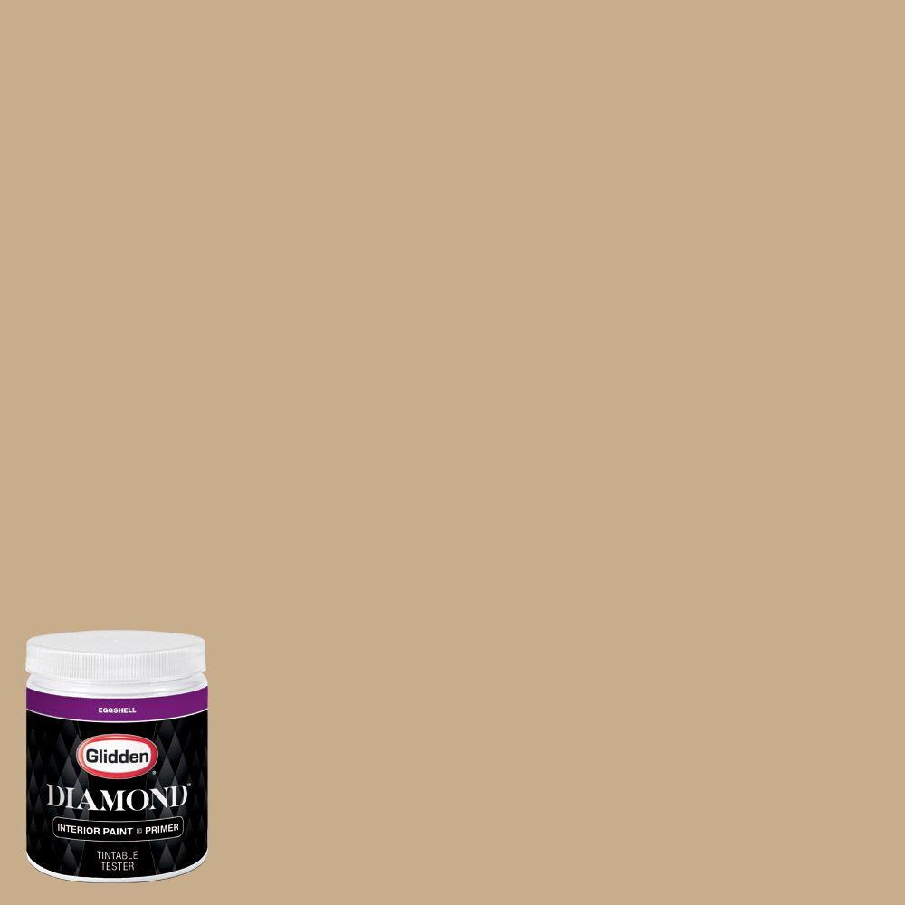Glidden Diamond 8 oz. HDGO64 Satin Gold Eggshell Interior Paint with