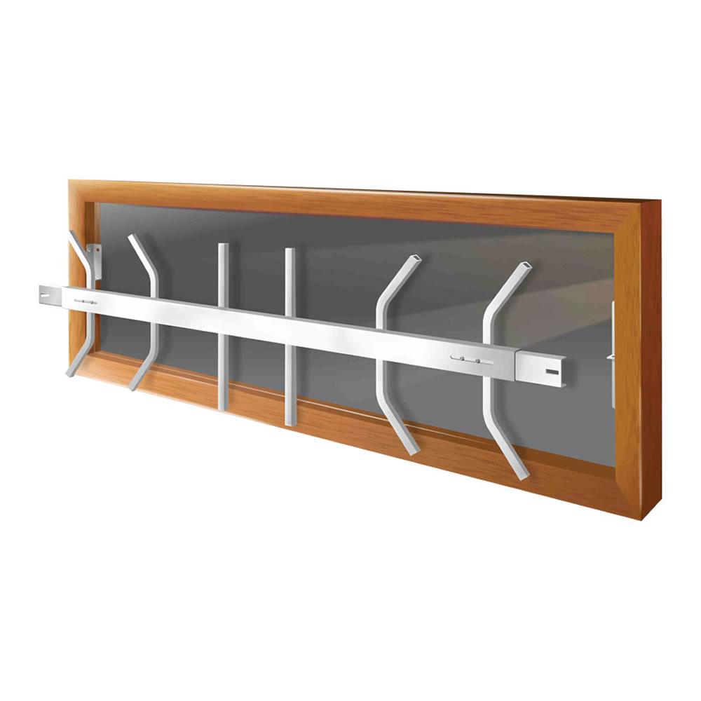 Mr. Goodbar Removable 52 in. to 64 in. Adjustable Width 1Bar Window
