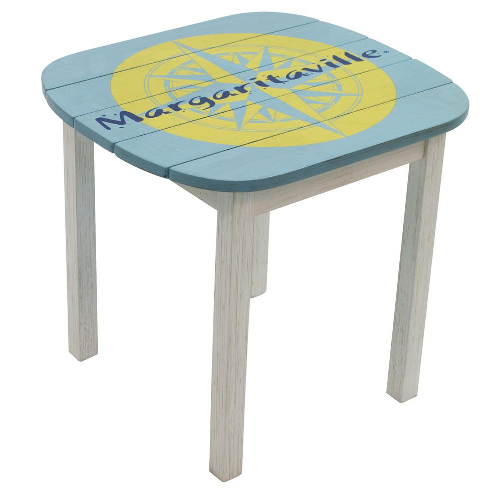 Margaritaville Fins To The Left Wood Outdoor Side Table 630285 1 The Home Depot