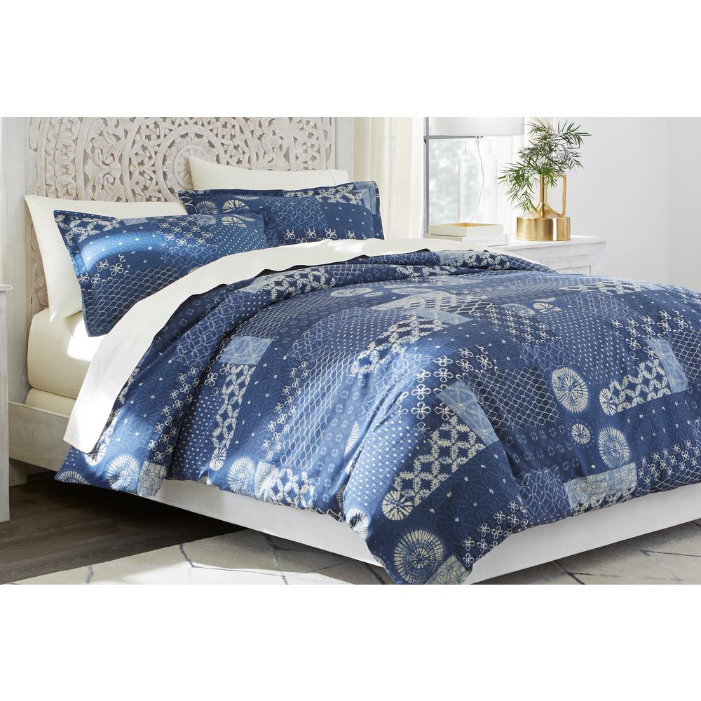 Home Decorators Collection Gutherie 3 Piece Shibori Indigo