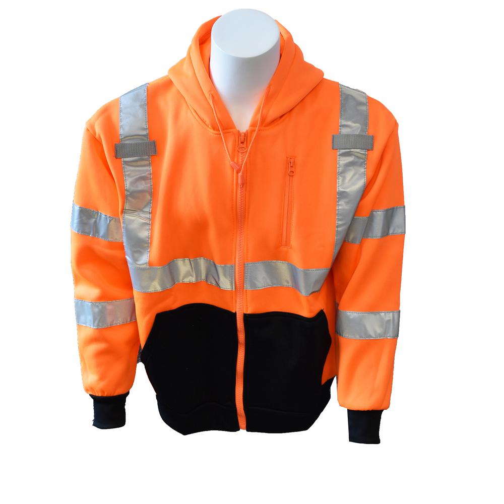 orange work sweatshirts
