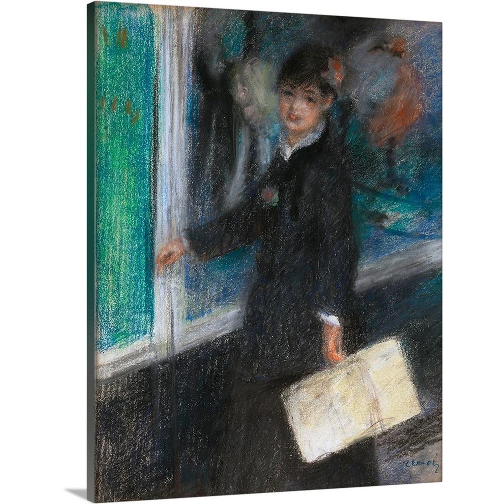 Greatbigcanvas 30 In X 40 In The Milliner By Pierre Auguste 1841 1919 Renoir Canvas Wall Art 2475640 24 30x40 The Home Depot