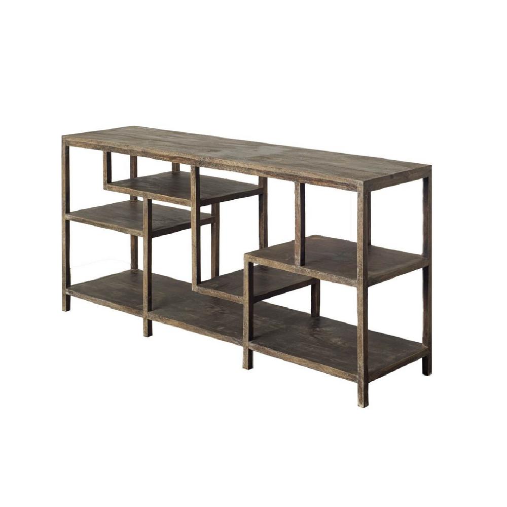Home Decorators Collection Fields 67 in. Weathered Brown Standard